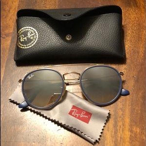 double bridge round ray-ban sunglasses (unisex)